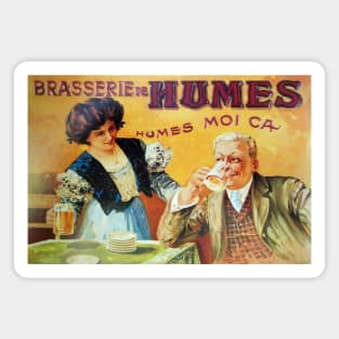 The Brasserie. French vintage poster. Magnet